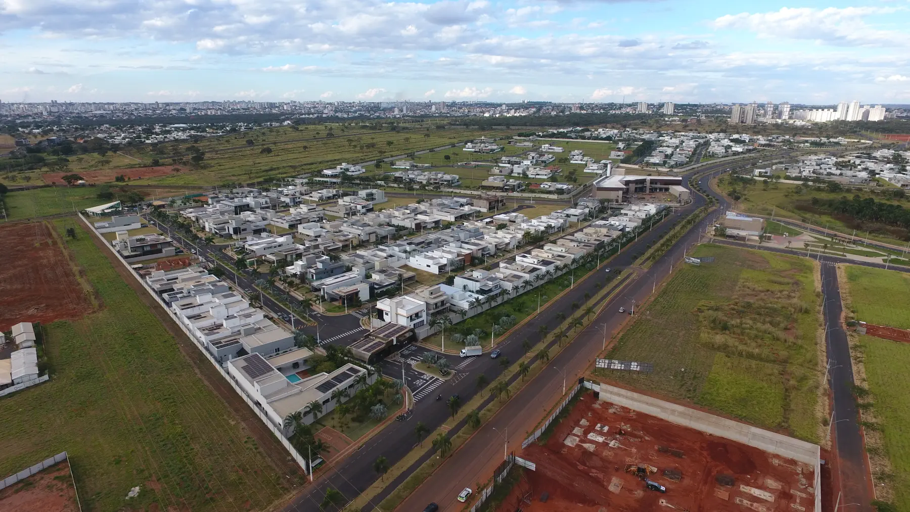 Vista aérea de Golden Village
